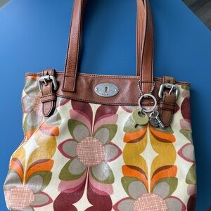 Fossil Women's Floral Bag - Multicolor